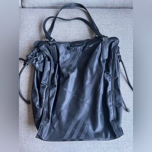 Burberry Buckleigh Nylon Leather Tote